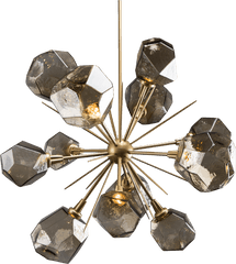 Gem Starburst Chandelier 38d - Gem Starburst Chandelier Png