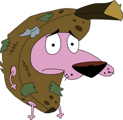 Courage The Cowardly Dog Banana Suit - Courage The Cowardly Dog As A Banana Png