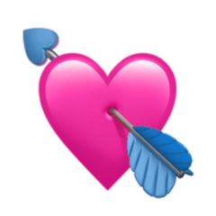 Pink Heart Emoji Iphone - Iphone Heart Emoji Png