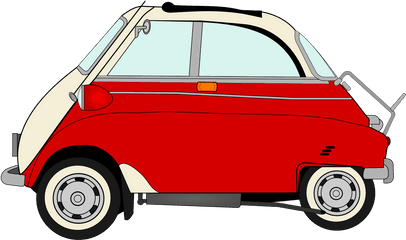 Bmw Isetta Profile - Bmw Isetta Png Clipart Full Size Free Images Car