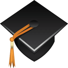 Graduation Cap Emoji Free Icon - Free PNG