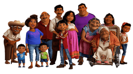 Coco Transparent Png Images - Familia De La Pelicula Coco