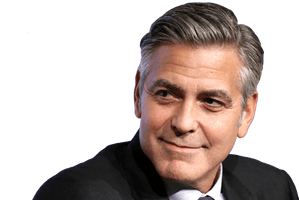 Clooney George PNG File HD