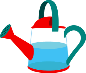 Gardening Clipart Water Garden - Cartoon Watering Can Png