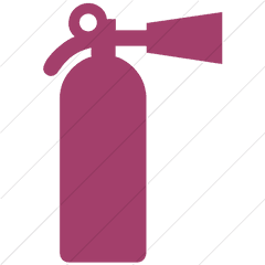 Simple Pink Aiga Fire Extinguisher Icon - Fire Extinguisher Vector Icon Png