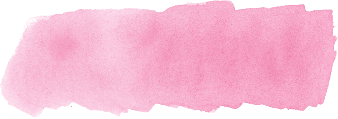 36 Watercolor Brush Stroke Banners - Pink Watercolour Transparent Background Png