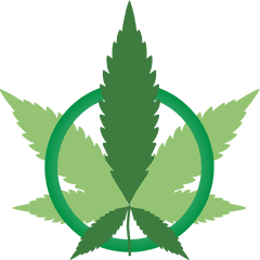 Clipart Marijuana Peace Symbol - Cannabis Png