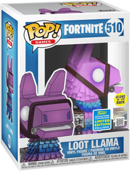 Pop Games Fortnite - Glow Loot Llama Funko Pop Loot Llama Png