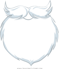 Transparent Santa Beard Png Image - Illustration