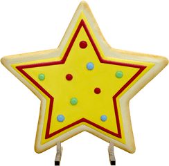 Yellow Stars Clipart Png - Clipart Star For Christmas Tree