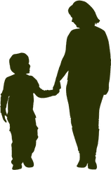 Madre E Hijo Png Image - Mother And Son Silhouettes