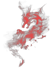 Ftestickers Fantasyart Smoke Dragon - Black Smoke Dragon Png