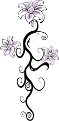 Flower Tattoo Png Transparent Images - Flower Tattoo Design Png