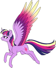 1624021 - Alicorn Artistmynder Colored Wings Colored Horse Png