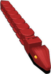 Fearsome Snake With Glowing Eyes - Knife Png