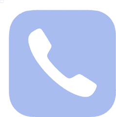 Blue Phone Icon - Horizontal Png