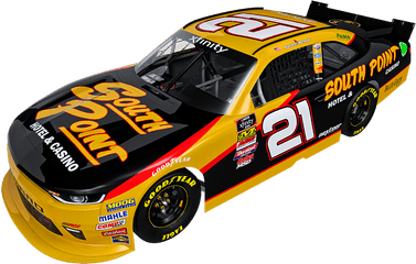 Daniel Hemric 2018 Nascar Race Car Paint Scheme Released - Nascar South Point Car Png