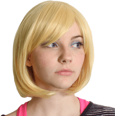 Wigs Png Curly Golden Blonde Hair - Blond