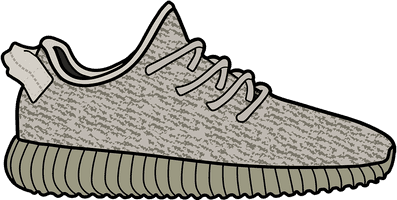 Yeezy Sneakers Originals Adidas Shoe PNG File HD