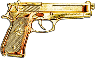 Image Result For Gold Gun Motorbike - Golden Gun Png