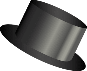 Graphic Top Hat Tophat Formal - Sombrero De Copa Png