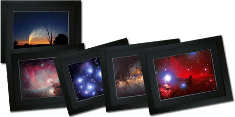 The Australian Night Sky - Professionally Framed Photography Milky Way Png