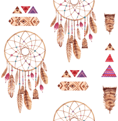 Download Poster Boho - Boho Watercolor Dream Catcher Png