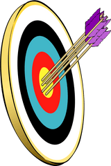 Bullseye Png Svg Clip Art For Web - Download Clip Art Png Bow And Arrow Target Free