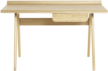 Descent Study Desk Table In Natural Ash - Art Table Png