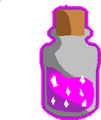 Pixilart - Pixie Dust Bottle Clipart Png