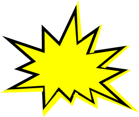 Clipart Muzzle Flash Free Clip Art - Starburst Clip Art Png