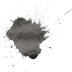 Watercolor Painting Black And White - Wh 1172429 Png Grey Paint Splash Png