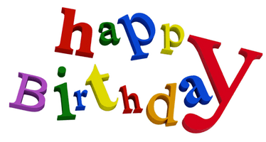 Text Birthday Colorful Happy Free HD Image - Free PNG