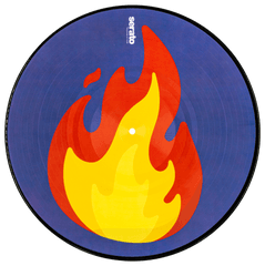 Serato Flamerecord Emoji Series 2 12 Control Vinyl Pair - Serato Png