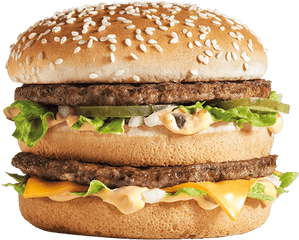 Download Hd Bigmac Transparent - Transparent Big Mac Png