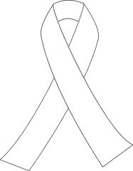 Awareness Ribbon Png Picture - White Aids Ribbon Png