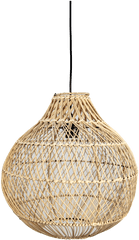 Hanging Ceiling Light U0027bulbu0027 - Rattan Lighting Henk Rotan Hanglamp Png