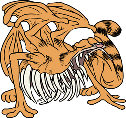 Dark Souls Garfield Transparent - Cute Gaping Dragon Dark Souls Png