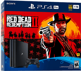 Red Dead Redemption 2 - Ps4 Pro Red Dead Bundle Png