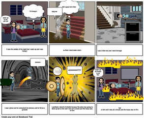 Fighting Ghost Storyboard By 5b7efee8 - Cartoon Png