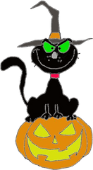 Download Hd Cat Pumpkin Cute Ghost Free Halloween Clipart - Transparent Halloween Ghost Png