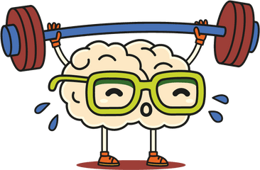 Brain Exercise Png Cartoon