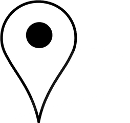 Pushpin Google Clip Art - Google Maps Pin White Png