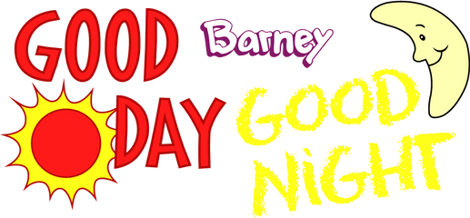 Latest - Barney Good Day Good Night Logo Png