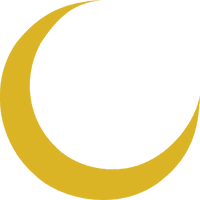 Golden Crescent Moon Free Download Image - Free PNG