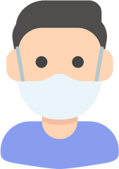 Avatar Healthcare Male Mask Medical User Icon - Free Avatar Icon With Mask Png