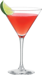 Golden Gate Cosmo Cocktail Recipe Saqcom - Mocktails Glass Png