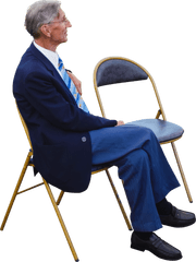 Download Sitting - Old Person Sitting Down - Free PNG