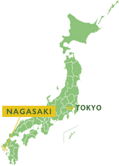 Nagasaki - Historic Beauty Of Arts And Buildings Kyushu X Transparent Japan Map Icon Png