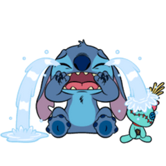 Crying Liloandstich Lilo Stich Fanart - Stickers Stitch Png